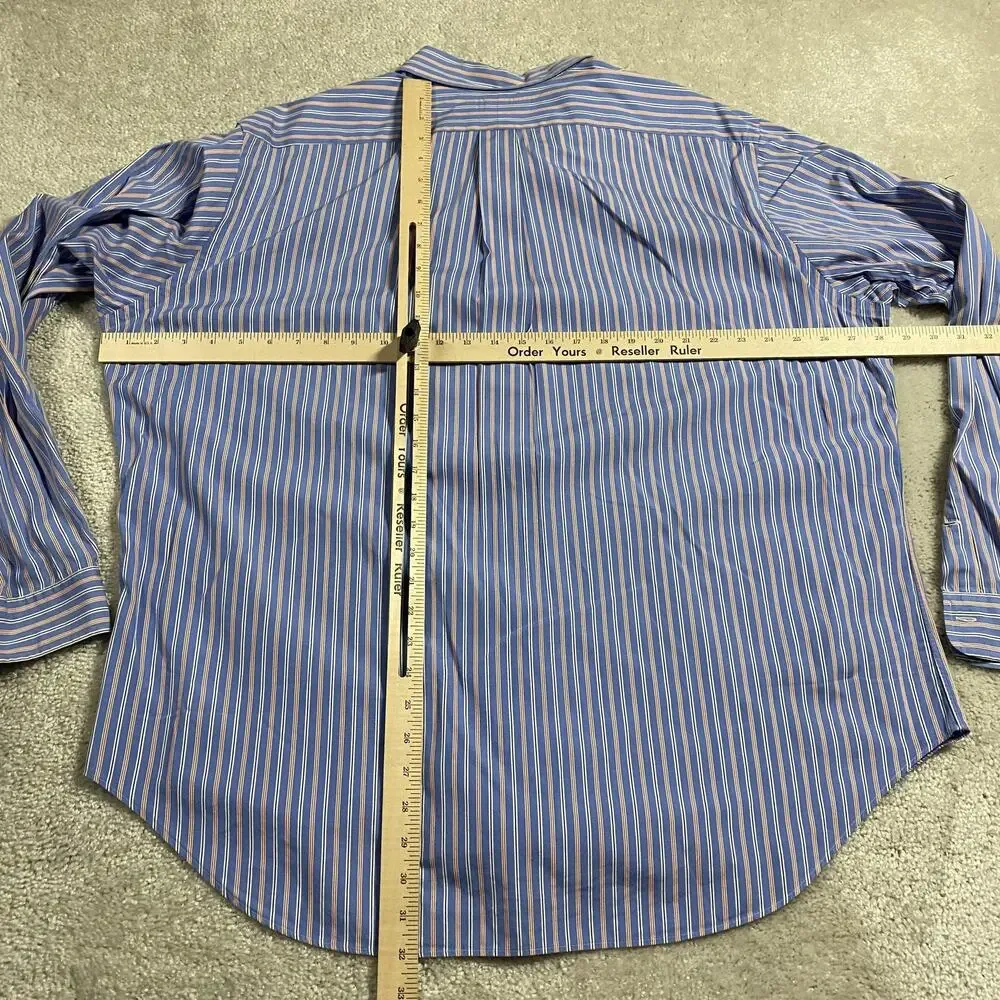 Polo Ralph Lauren Shirt Mens 2XL Striped Classic Fit Button Down Ivy Prep Preppy
